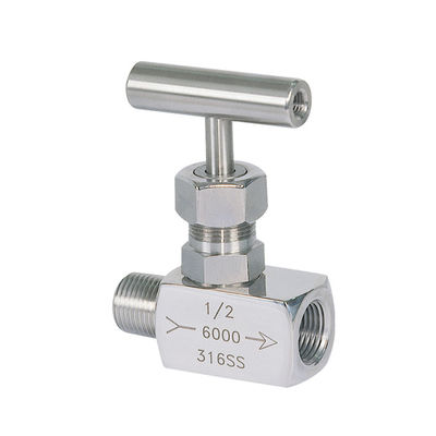 Il filo femminile 1/4&quot; valvola a spillo di controllo di flusso ha chiuso Crane Adjustable Needle Valve
