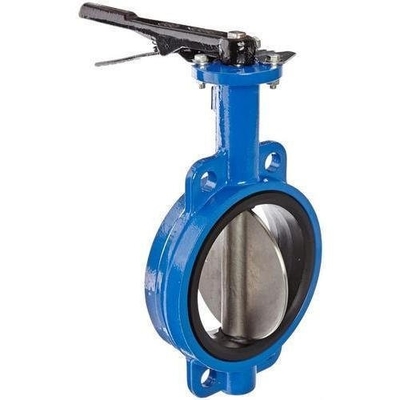 Valvola a farfalla del wafer con l'acciaio inossidabile ZG1Cr18Ni12Mo2Ti 2&quot; della maniglia blu di innesco PN10