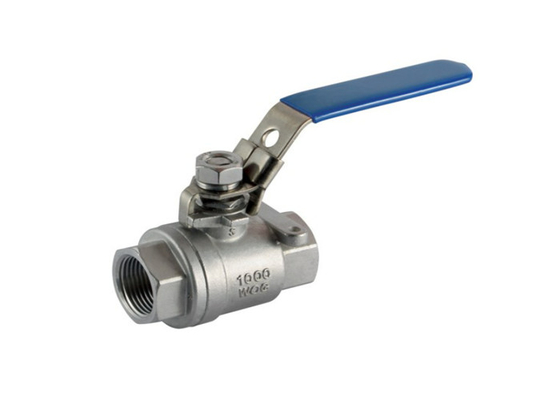 CF8M/SS304 1000WOG 1/2 pollice di acciaio inossidabile 2-Pc valvola a sfera con fine femminile NPT BSPT