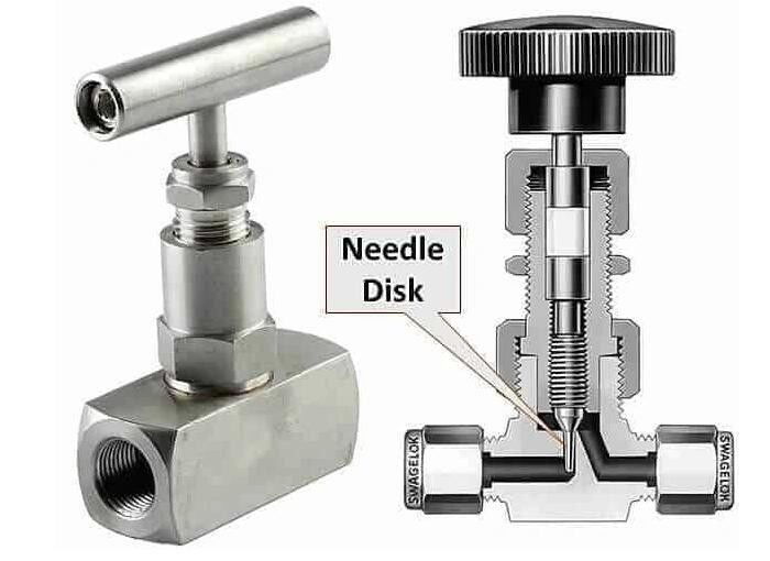 Una valvola a spillo ad alta pressione da 6000 PSI, SS316 valvola a spillo 3/8&quot; BSPP per il gasolio