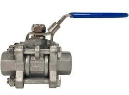 TOBO Industria chimica In acciaio inossidabile 3 PCS Valvola manuale tre pezzi non ritorno Sanitario Tri Clamp Valvola a sfera